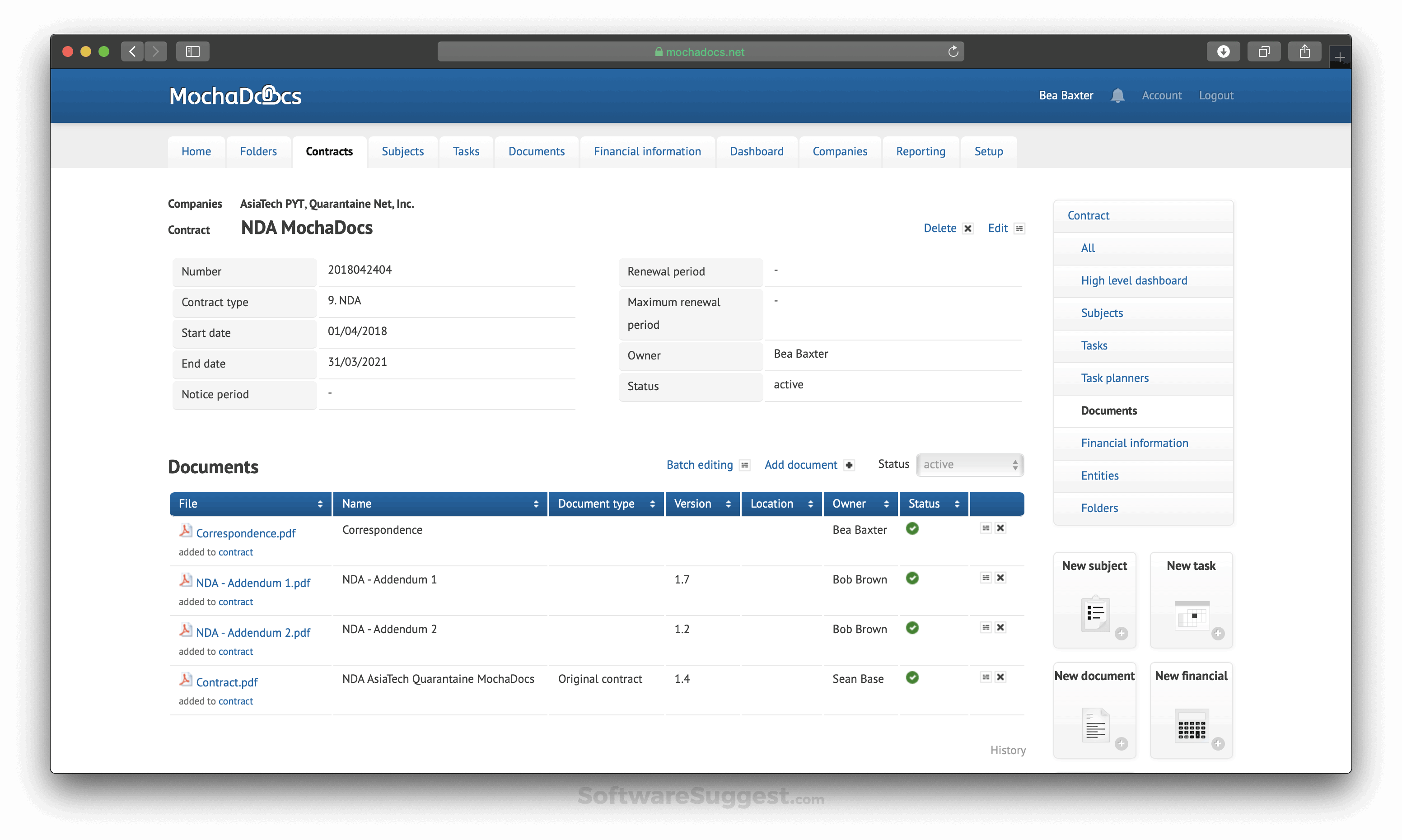 MochaDocs Screenshot1
